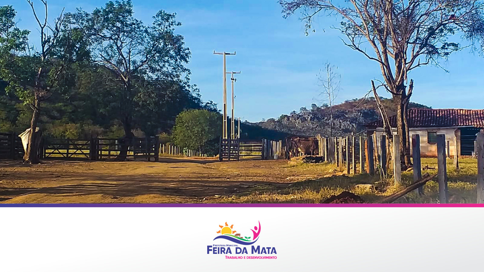 INICIADA A EXTENSÃO DE ENERGIA ELÉTRICA NA COMUNIDADE DE OLHO DAGUA