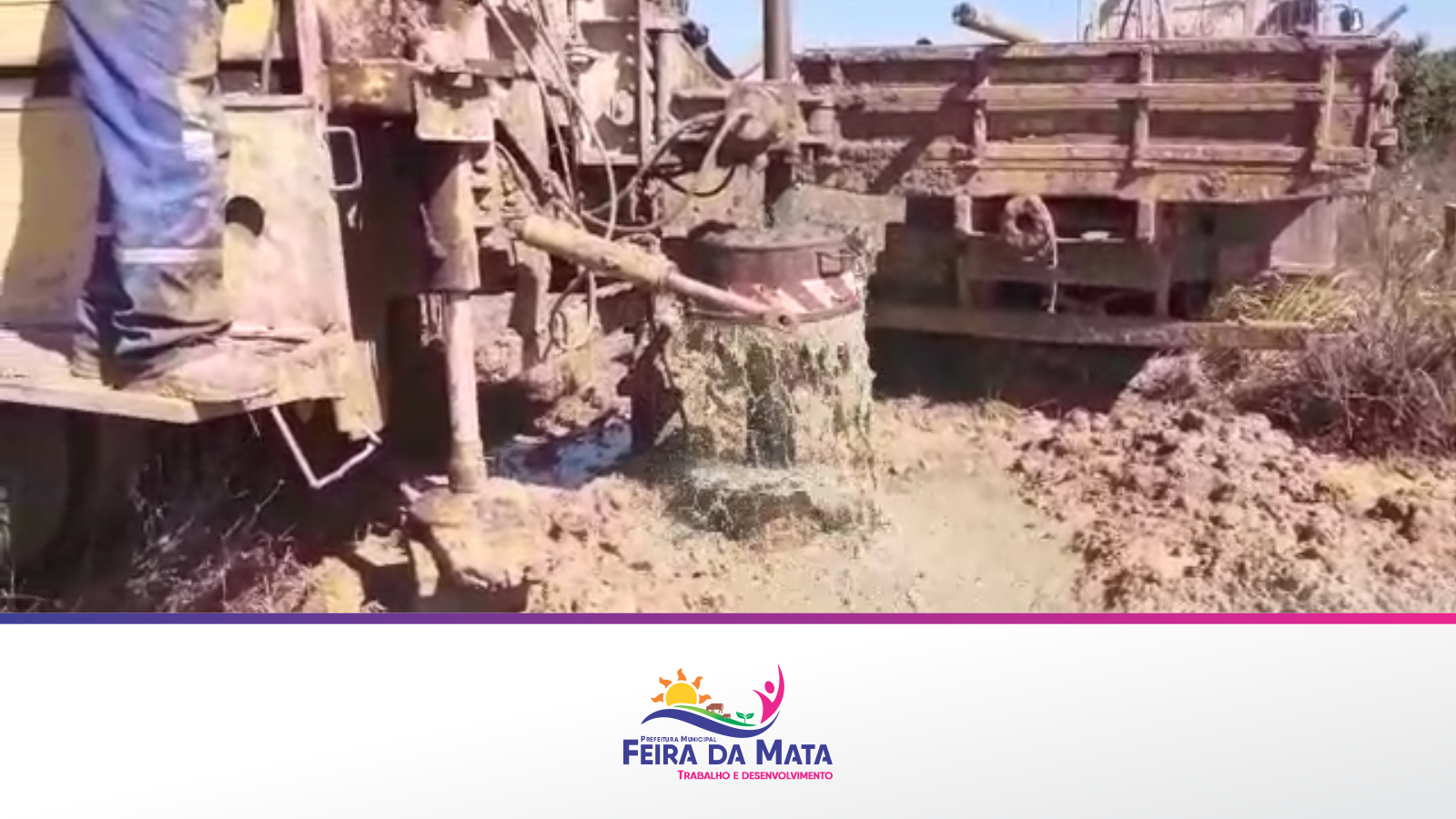 Prefeito Valmir Rodrigues e Deputada Estadual Ivana Bastos entregam poços artesianos a três comunidades de Feira da Mata